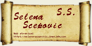 Selena Šćepović vizit kartica